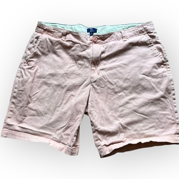 George Men’s Pink Flat Front Shorts - Picture 1 of 2